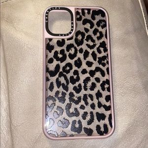 iPhone 11 Casetify leopard print grip case